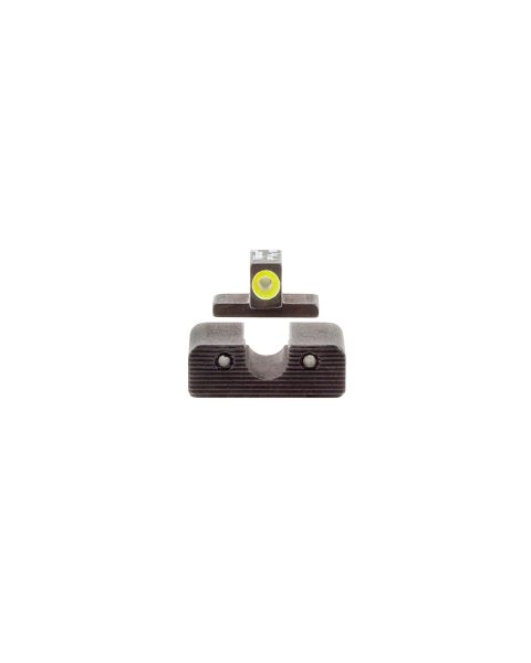 Trijicon HD Night Sights XD Yellow Front - Front View