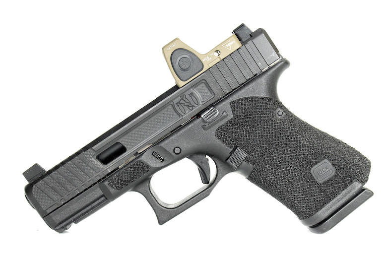 Glock with red dot sight