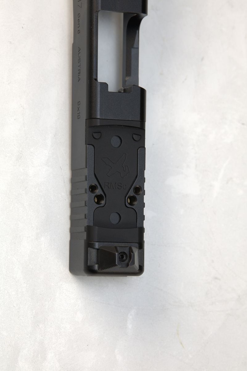 Optic plate seated flush in Glock Gen 6 slide optic cut